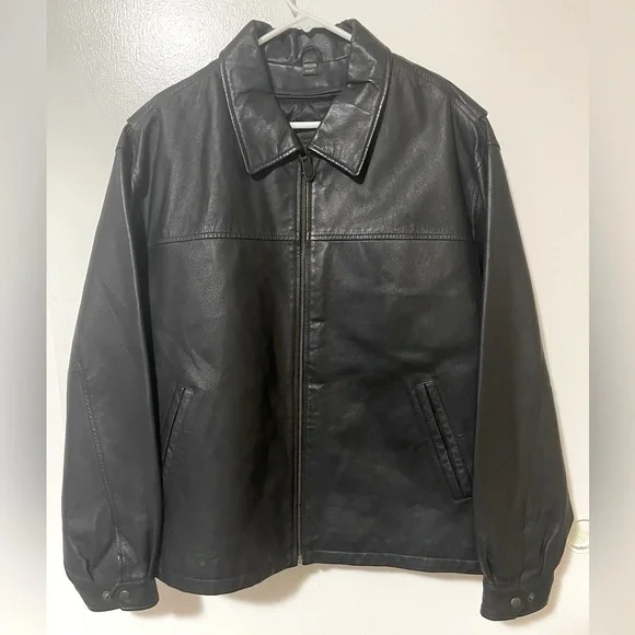 Vintage men St.John’s Bay Black jacket - Picture 1 of 6